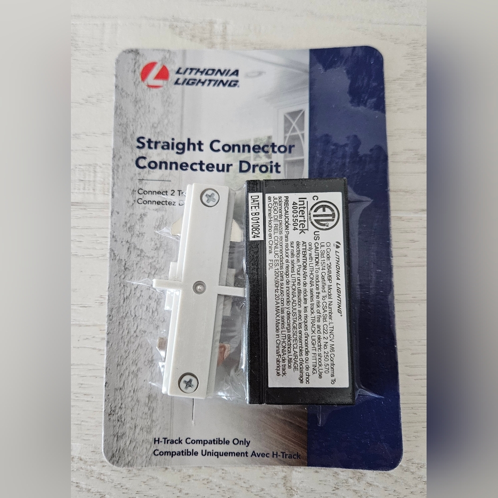 NEW Lithonia Lighting H-Track Straight Connector New in Package